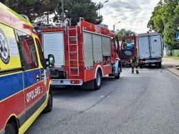 Zderzenie pojazdów na Alei Przyjaźni w Opolu