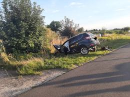 Kobieta w ciąży trafiła do szpitala po wypadku w Bukowiu