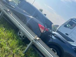 Zderzenie pojazdów i "bójka" na A4