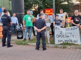 Huczne i miłe przywitanie prezesa Kaczyńskiego w Opolu, bynajmniej!