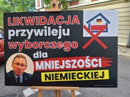 Janusz Kowalski deklaruje pozbawienie Mniejszości Niemieckiej przywileju wyborczego