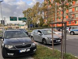 Potrącenie osoby poruszającej się na hulajnodze na Katowickiej w Opolu