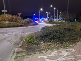 Na rondzie "prosto". Wypadek koło Castoramy