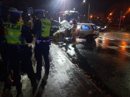 Czołowe zderzenie osobówek w Kędzierzynie-Koźlu. Są utrudnienia