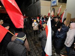 Protest pod opolską TVP. "Zamach na rzetelne, polskie, wolne media"