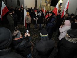 Protest pod opolską TVP. "Zamach na rzetelne, polskie, wolne media"