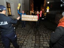Protest pod opolską TVP. "Zamach na rzetelne, polskie, wolne media"