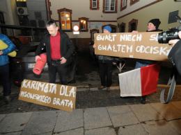 Protest pod opolską TVP. "Zamach na rzetelne, polskie, wolne media"
