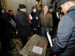 Protest pod opolską TVP. "Zamach na rzetelne, polskie, wolne media"