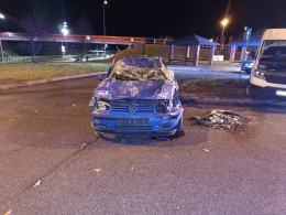Wypadek koło MOP Góra św. Anny. Za kierownicą 16-latek