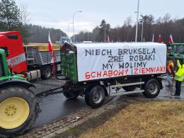 Trwa opolski strajk rolników. Utrudnienia na drogach