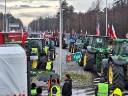 Trwa opolski strajk rolników. Utrudnienia na drogach