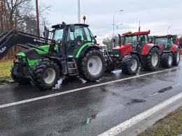Trwa opolski strajk rolników. Utrudnienia na drogach
