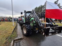 Trwa opolski strajk rolników. Utrudnienia na drogach
