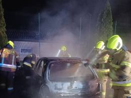Pożar Opla w Łambinowicach
