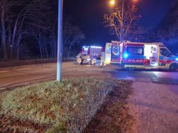Zderzenie dwóch pojazdów na ul. Oświęcimskiej w Opolu - jedna osoba ranna