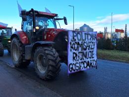 Opolscy rolnicy dołączyli do protestu na granicy polsko-ukraińskiej