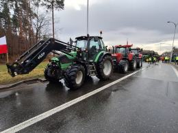 Opolscy rolnicy dołączyli do protestu na granicy polsko-ukraińskiej