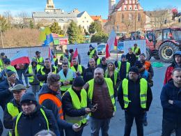 Opolscy rolnicy dołączyli do protestu na granicy polsko-ukraińskiej