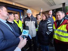 Opolscy rolnicy dołączyli do protestu na granicy polsko-ukraińskiej