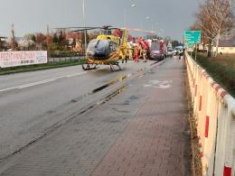 Tragiczny finał wypadku na DK39 w Pisarzowicach: Poszkodowany zmarł mimo starań ratowników