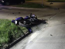 Wypadek drogowy w Strzelcach Opolskich: Zderzenie samochodu z motocyklem