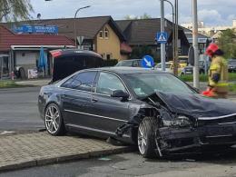 Wypadek na skrzyżowaniu w Opolu: Poszkodowana jest trójka dzieci