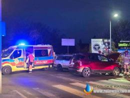 Kolizja na skrzyżowaniu w Opolu: Mężczyzna reanimowany i zabrany do szpitala
