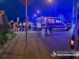 Kolizja na skrzyżowaniu w Opolu: Mężczyzna reanimowany i zabrany do szpitala