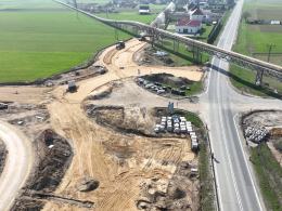 Kolejna zmiana organizacji ruchu w związku z budową ronda na DK45