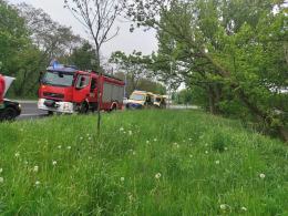 Zderzenie dwóch pojazdów na ulicy Wrocławskiej. Trzy osoby w podeszłym wieku hospitalizowane