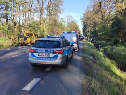 Wypadek na ul. Strzeleckiej w Opolu: 68-latek w rowie