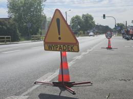 Wypadek motocyklisty. Akcja"Zero tolerancji"