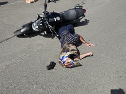 Wypadek motocyklisty. Akcja"Zero tolerancji"