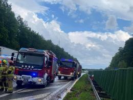 Wypadek na A4. Poszkodowana kobieta w ciąży w szpitalu