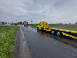 Wypadek na DK 45 w Jełowej: jedna osoba poszkodowana