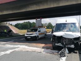 Wypadek na autostradzie A4 w kierunku Wrocławia - droga zablokowana