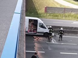 Wypadek na autostradzie A4 w kierunku Wrocławia - droga zablokowana