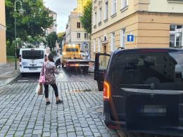 Zderzenie czołowe w centrum miasta