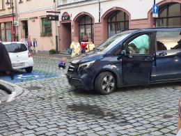 Zderzenie czołowe w centrum miasta