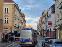 Zderzenie czołowe w centrum miasta
