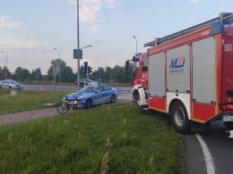 Wypadek na ulicy Częstochowskiej. Radiowóz zderzył się z autem osobowym