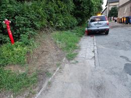 Dachowanie BWM na Alei Przyjaźni w Opolu
