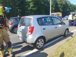 Zderzenie trzech pojazdów na Częstochowskiej. 11-latek zabrany do szpitala