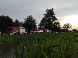 Pożar poddasza. Na dachu była instalacja fotowoltaiczna