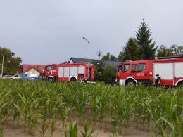 Pożar poddasza. Na dachu była instalacja fotowoltaiczna