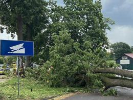 Silne burze i podmuchy wiatru w województwie opolskim. Ponad 100 interwencji