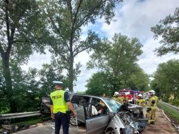 Wypadek na Drodze Krajowej nr 38. Lądował LPR (AKTUALIZACJA)