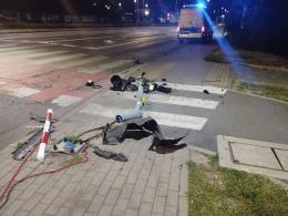 Ściął sygnalizator i oddalił się z miejsca zdarzenia