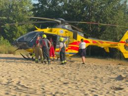 Tragedia nad Jeziorem Średnim w Turawie: Dwie osoby tonęły, jedna zmarła